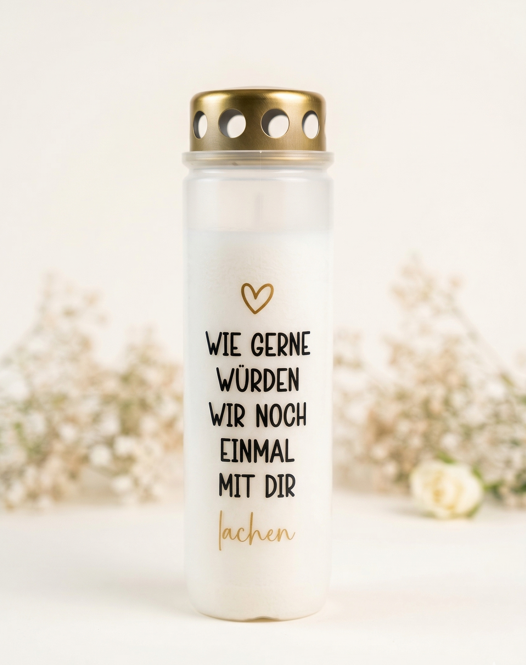 Grabkerze | Mit dir lachen