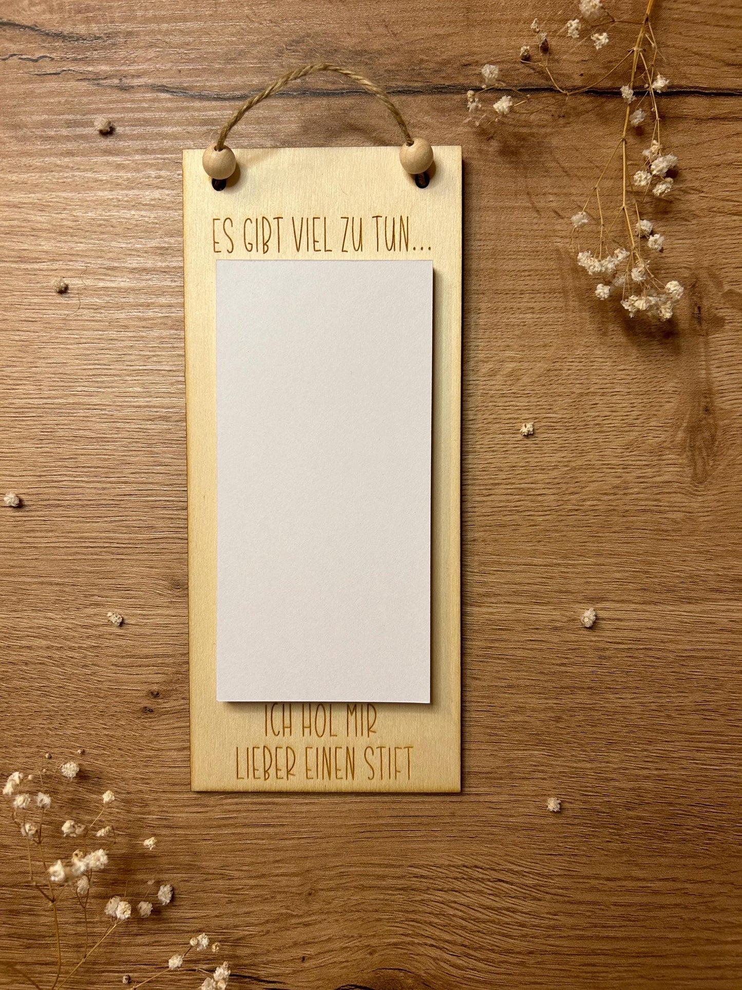 ToDo Liste | Notizzettel | Holz | zum aufhängen