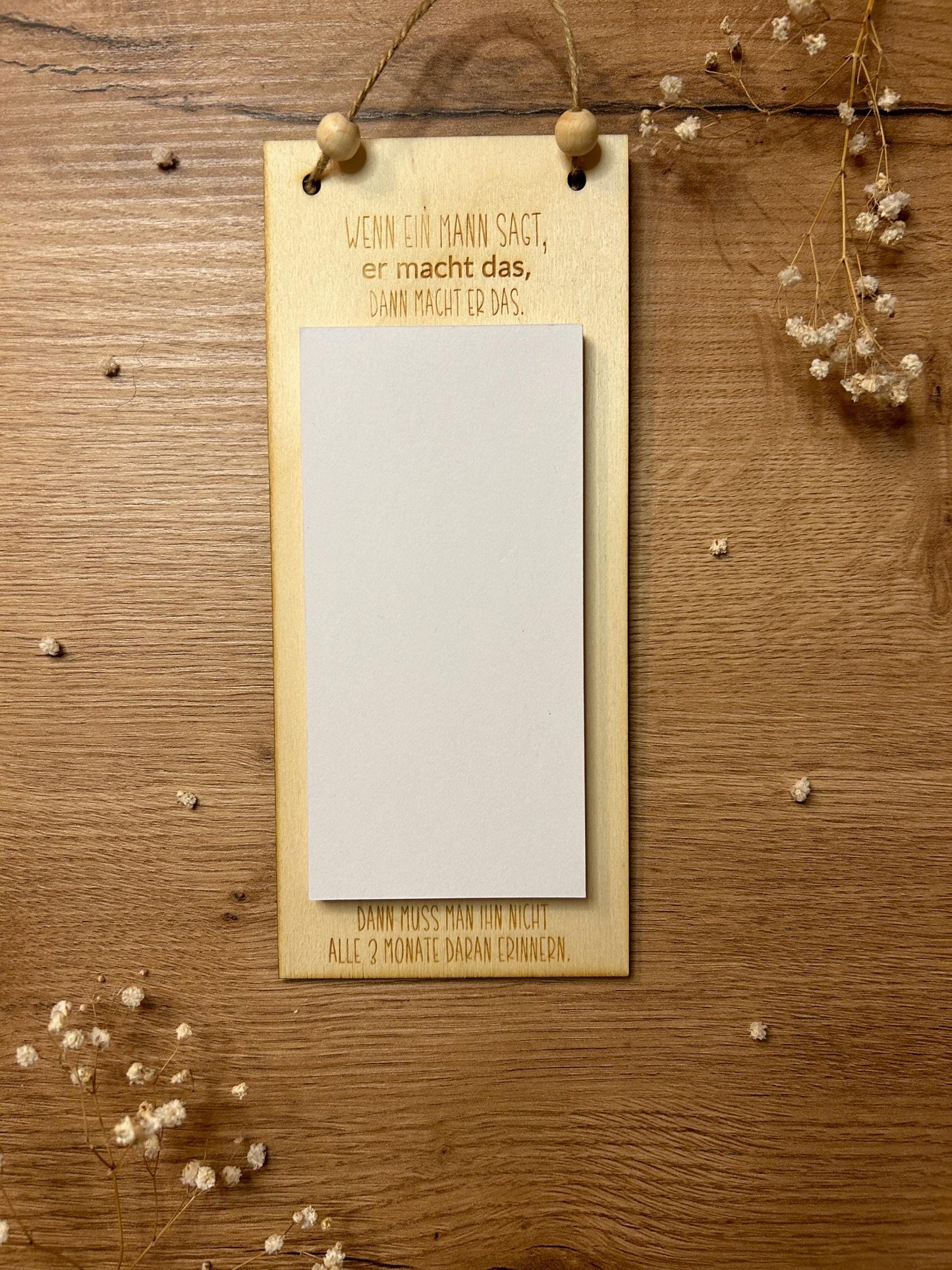ToDo Liste | Notizzettel | Holz | zum aufhängen