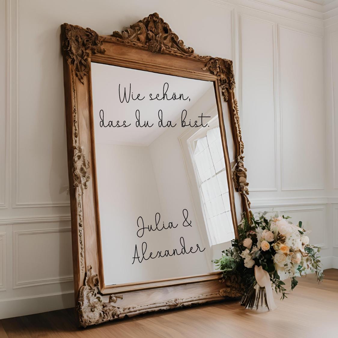 Schriftzug für Spiegel | Hochzeit | Deko | Willkommensschild | Fotobox |