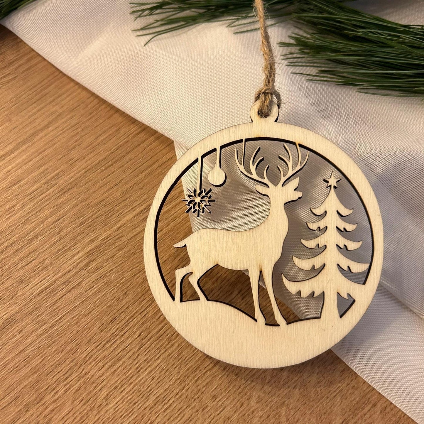 Weihnachtliche Anhänger | Baumanhänger | Weihnachten | Holz