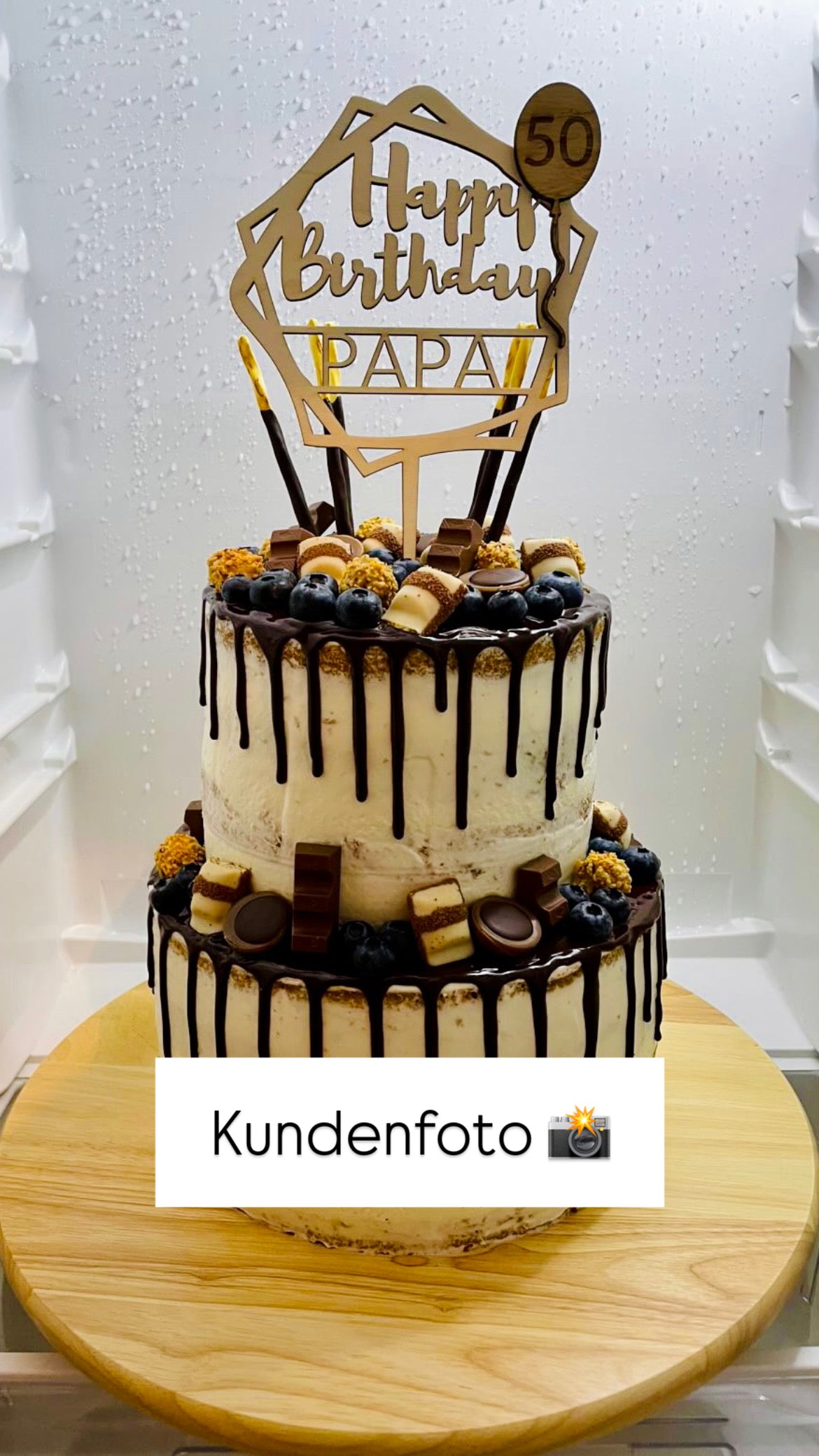 Caketopper | Holz | Geburtstag | Dekoration für Torten