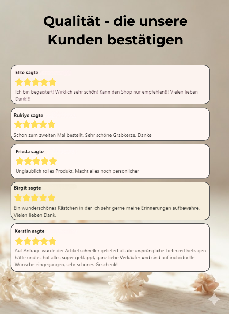 Grabkerze | Himmel | 110h Brenndauer