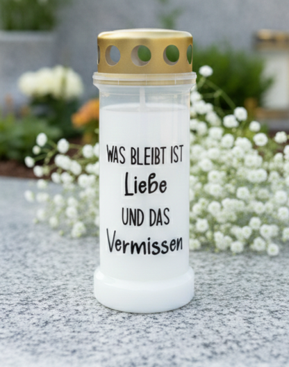 Grabkerze | Was bleibt | 70h Brenndauer