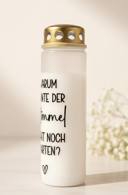 Grabkerze | Himmel | 110h Brenndauer