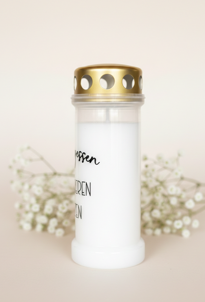 Grabkerze | Unvergessen | 70h Brenndauer