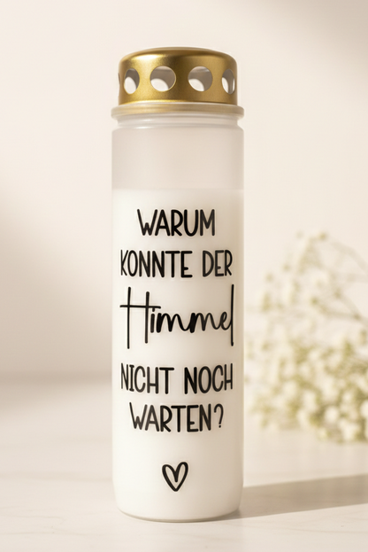 Grabkerze | Himmel | 110h Brenndauer