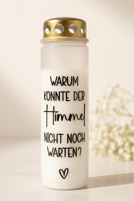 Grabkerze | Himmel | 110h Brenndauer