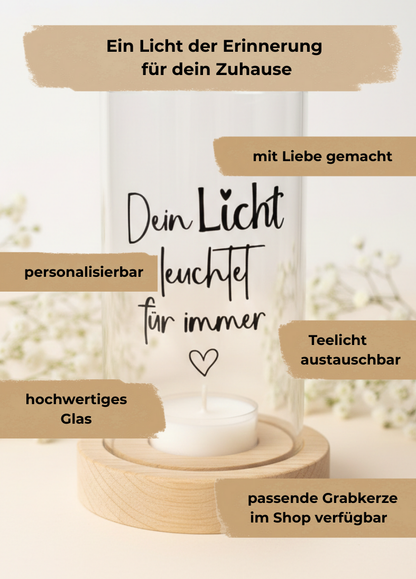 Gedenklicht | Dein Licht leuchtet für immer