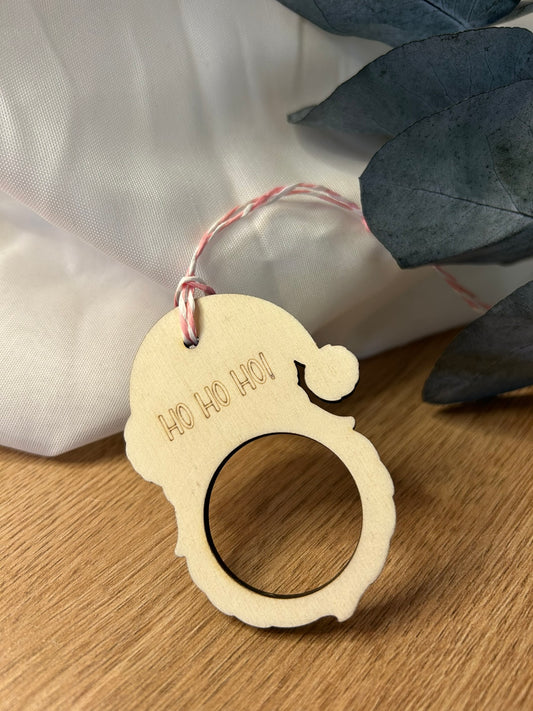 Weihnachten | Nikolaus | Weihnachtsmann | aus Holz | für Mini-Aprikosenöl