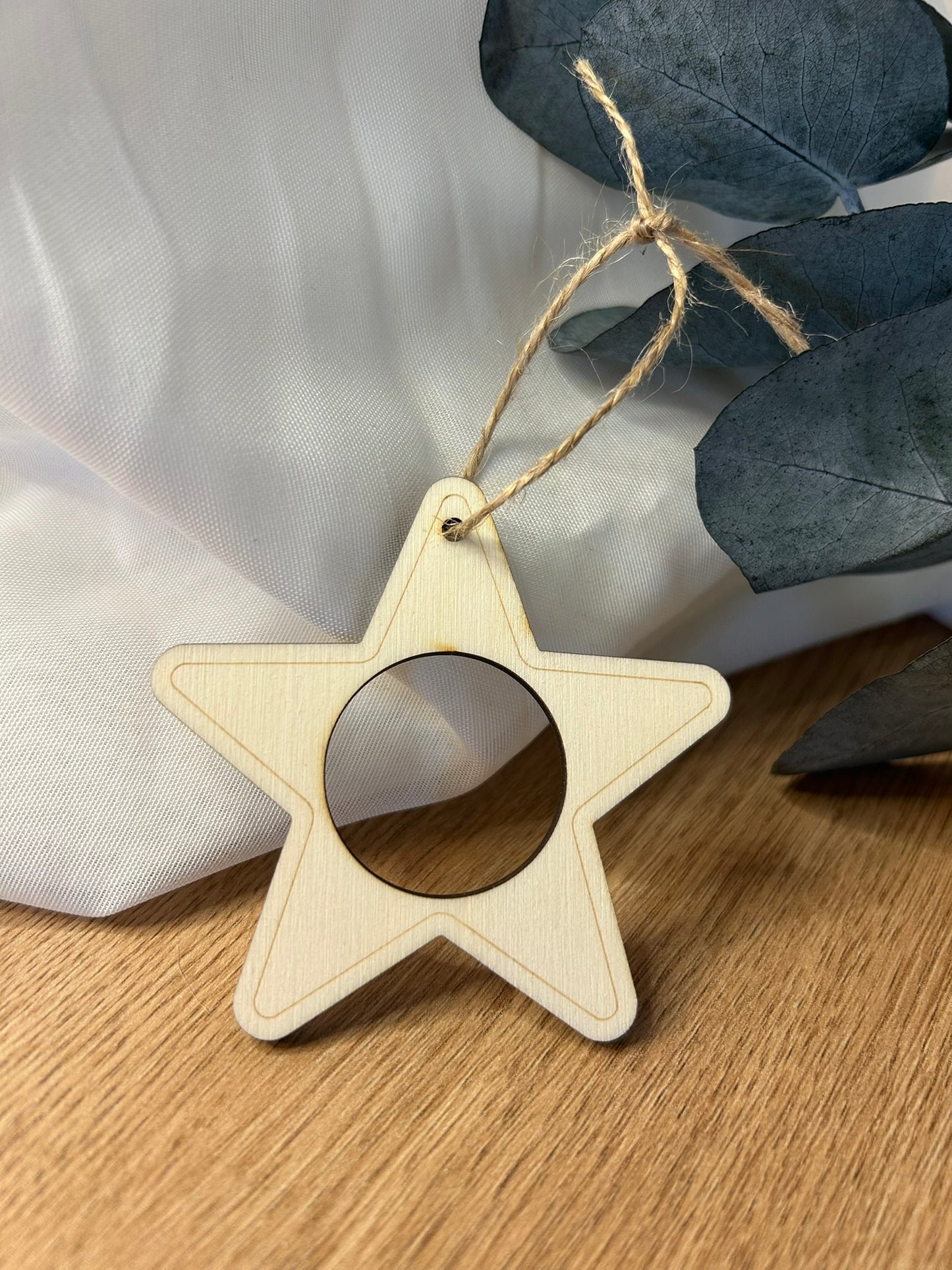 Weihnachten | Stern | aus Holz | für Mini-Aprikosenöl