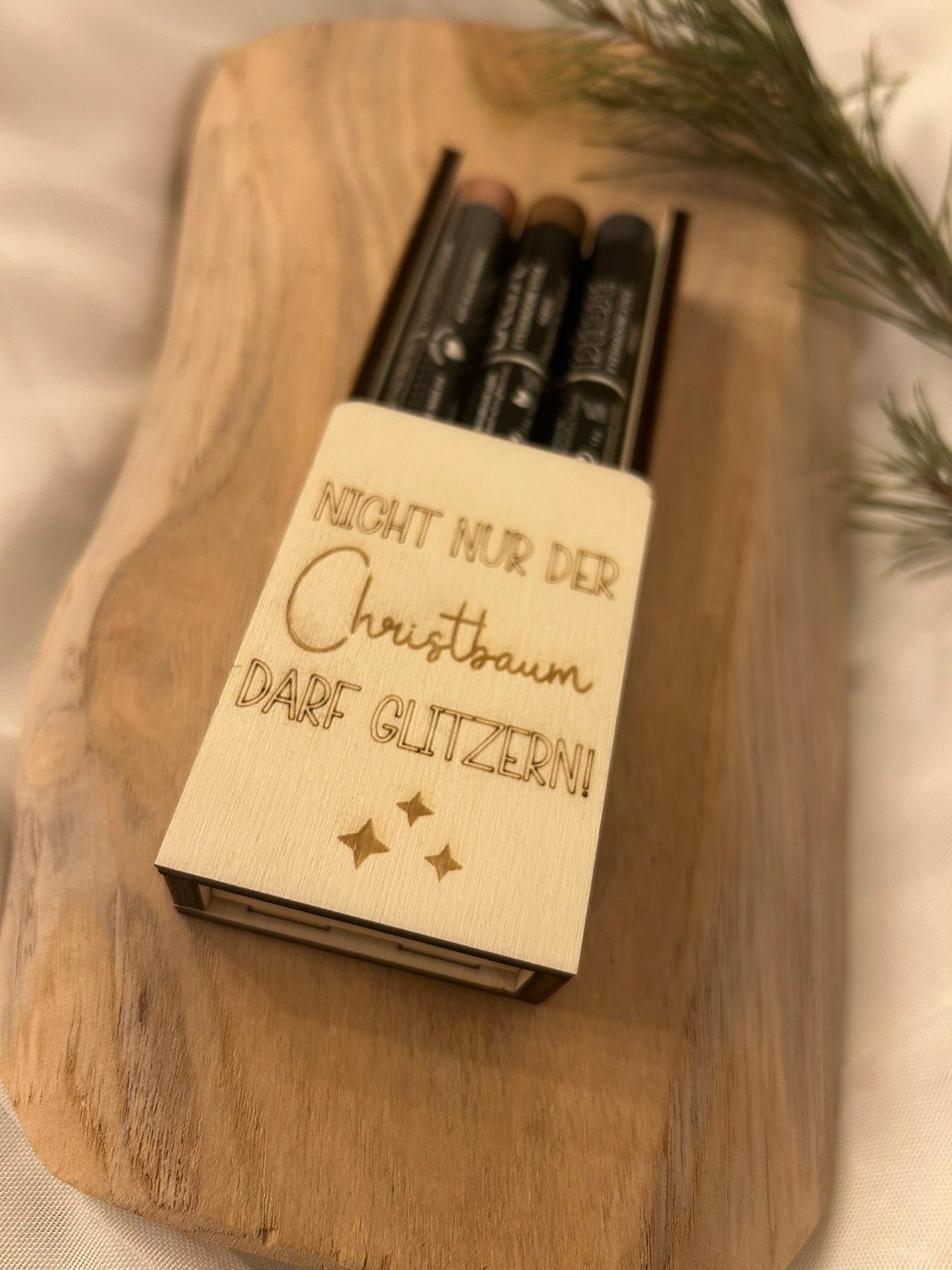 Holzhalter | Geschenkbox | z.B. für Eyeshadow Sticks