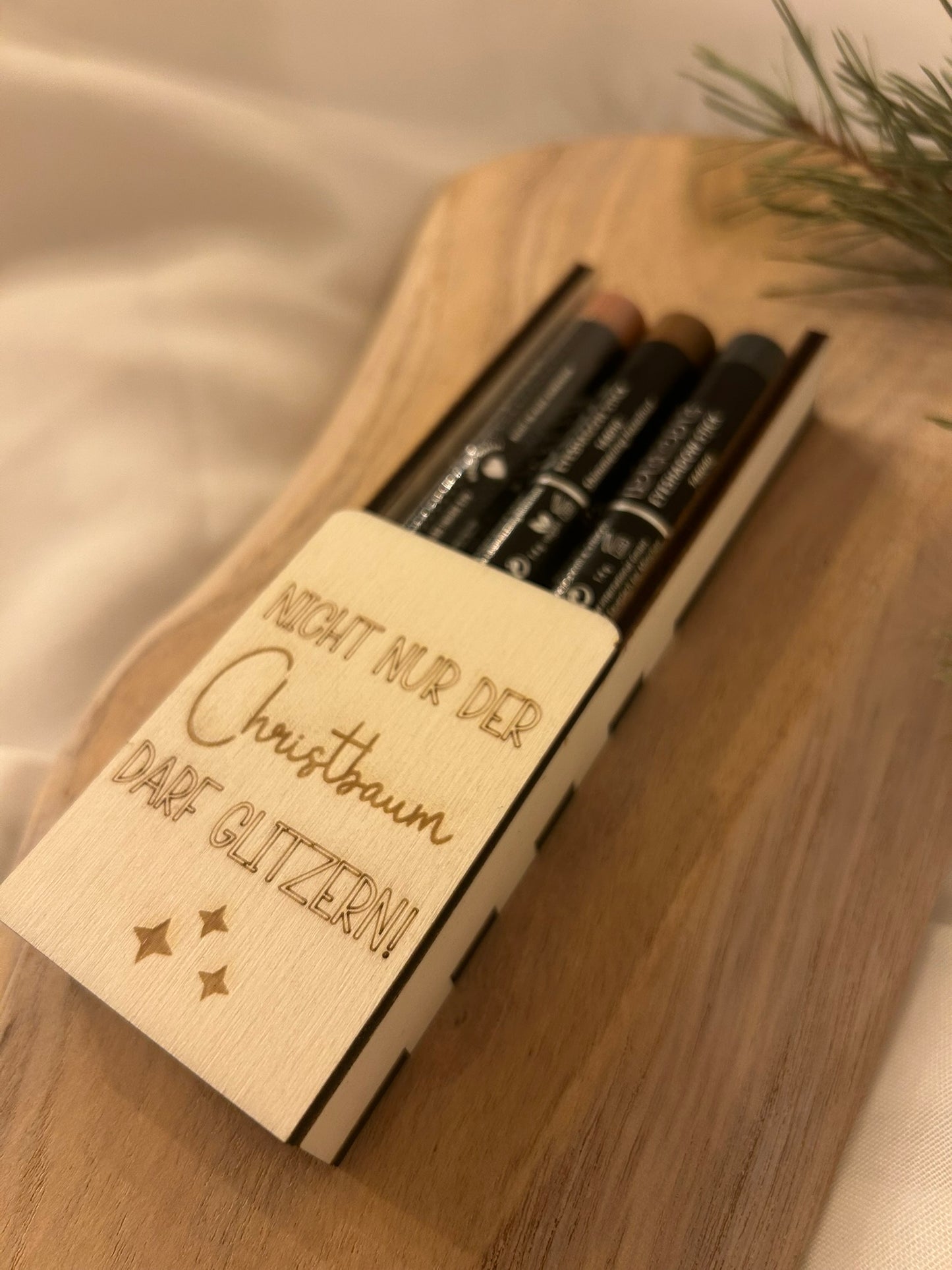 Holzhalter | Geschenkbox | z.B. für Eyeshadow Sticks