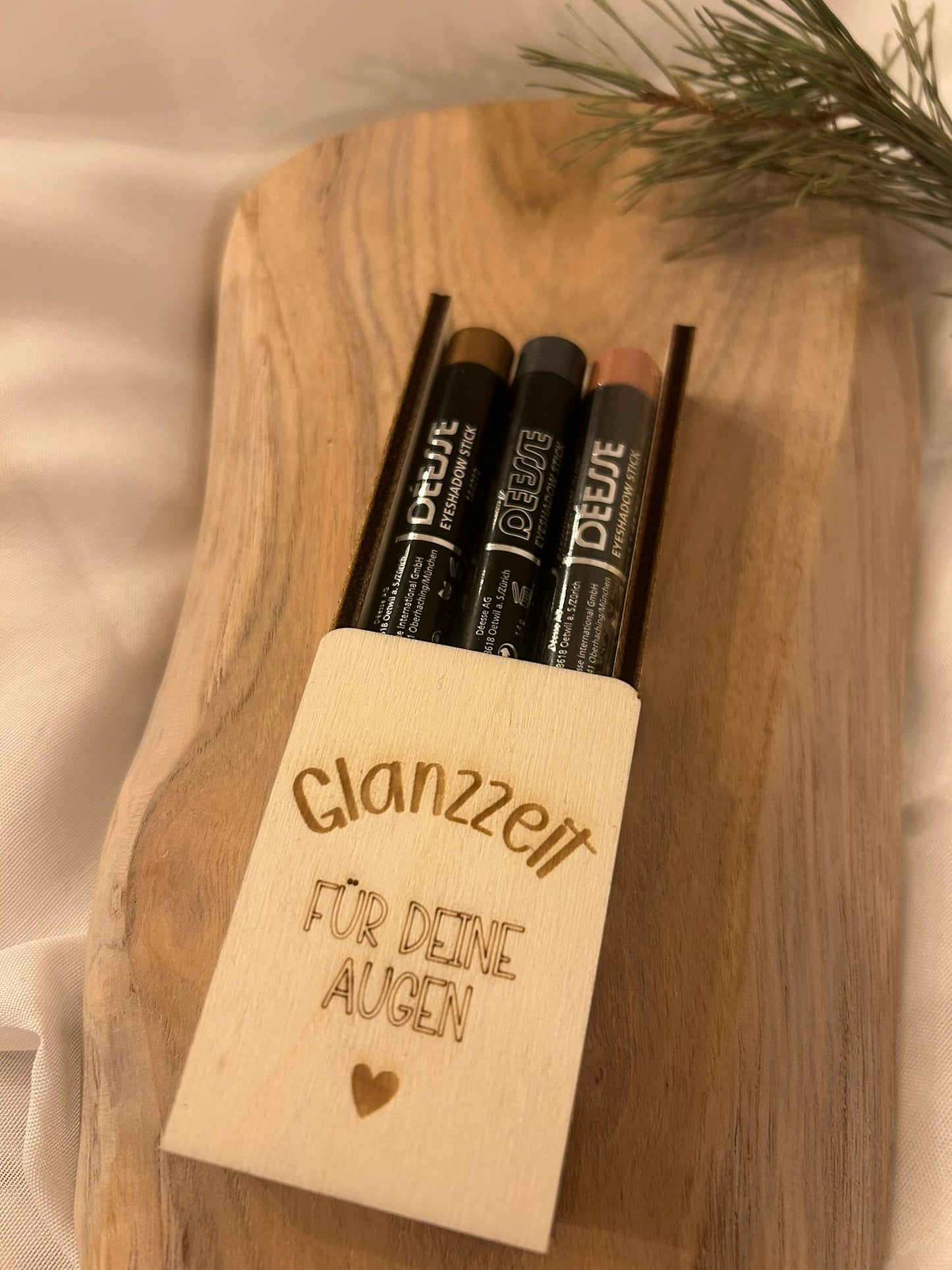 Holzhalter | Geschenkbox | z.B. für Eyeshadow Sticks