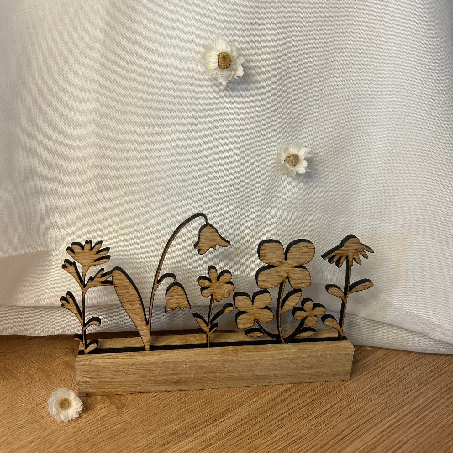 Blumenwiese | Holz | Wildblumen | stehend