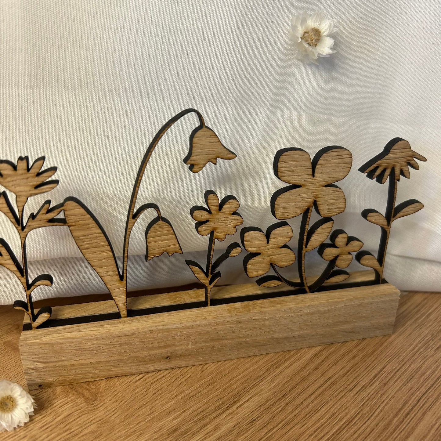 Blumenwiese | Holz | Wildblumen | stehend