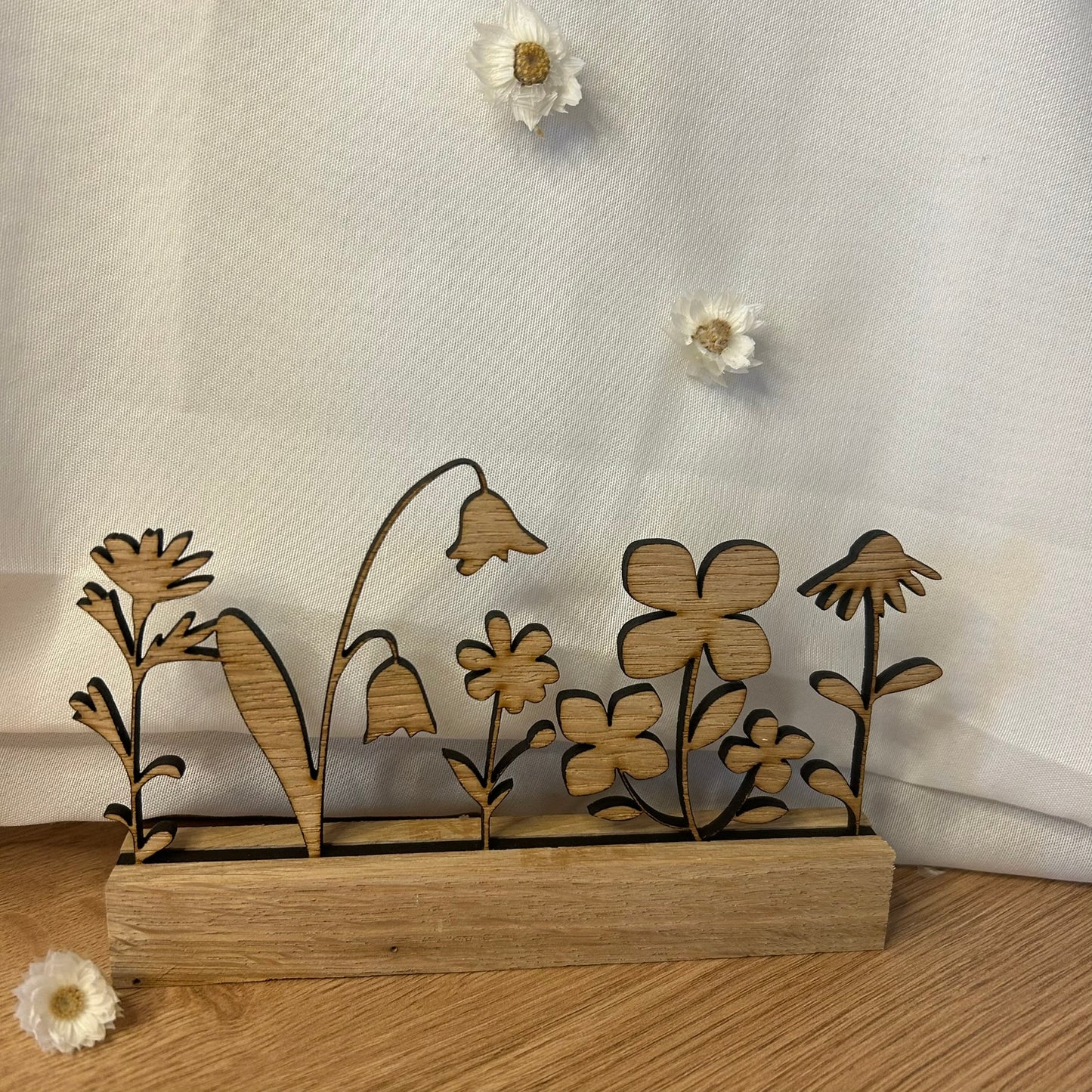 Blumenwiese | Holz | Wildblumen | stehend