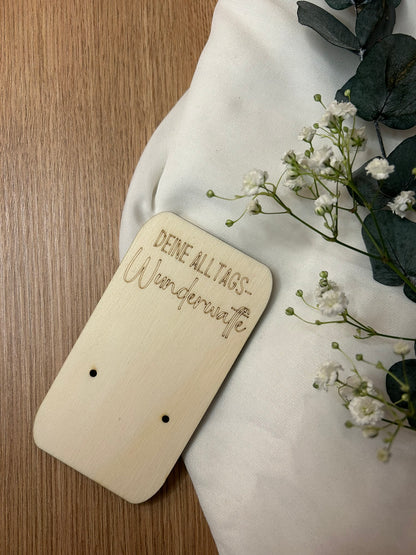 Holzschild | mit Spruch | für Aprikosenstift