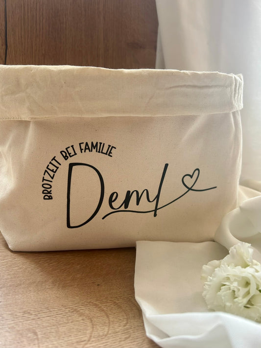 Brotkorb | personalisiert | Geschenk zum Einzug