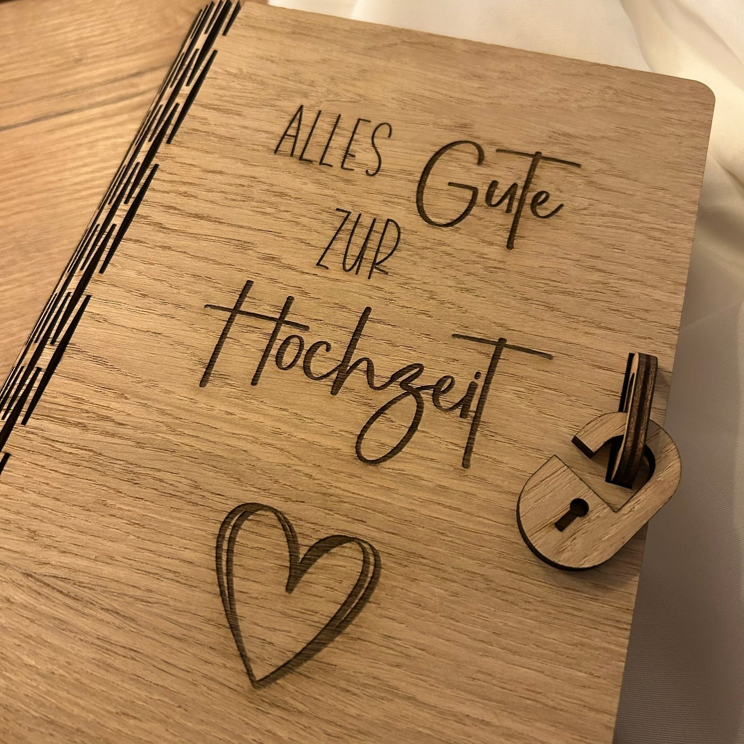Holz-Geschenkbox zur Hochzeit | für Fotos & Erinnerungen
