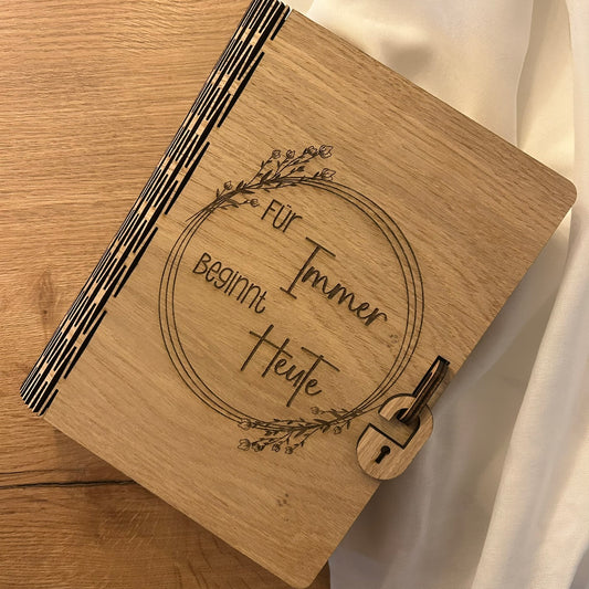 Holz-Geschenkbox zur Hochzeit | für Fotos & Erinnerungen