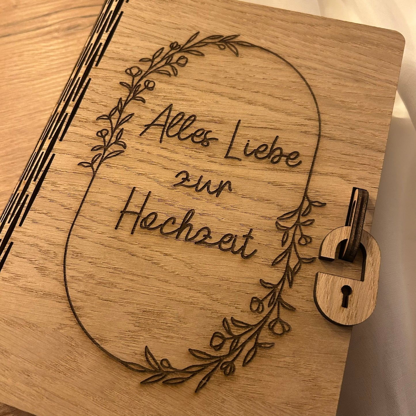 Holz-Geschenkbox zur Hochzeit | für Fotos & Erinnerungen