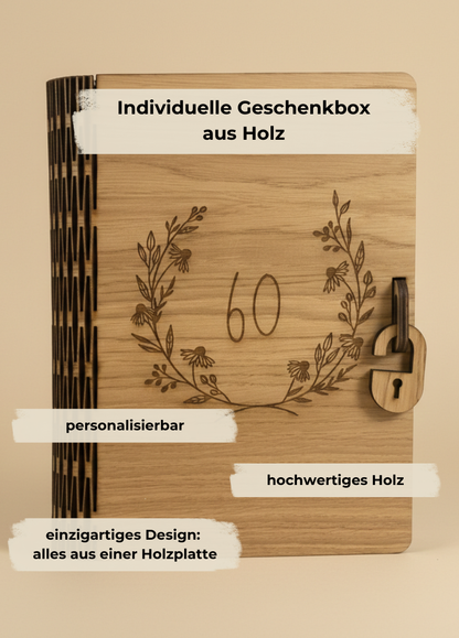 Holz-Geschenkbox zum Geburtstag | personalisierbar