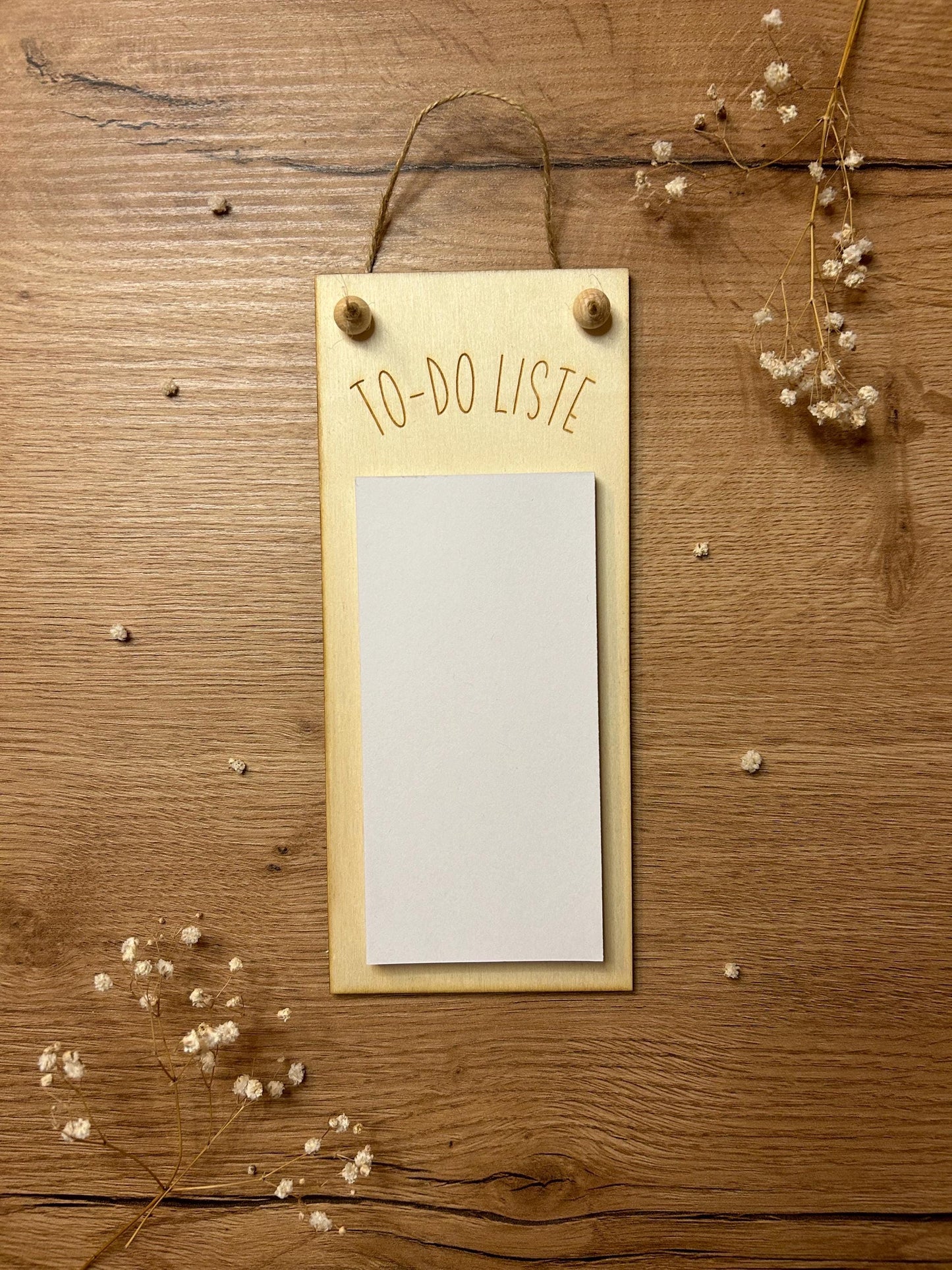 ToDo Liste | Notizzettel | Holz | zum aufhängen