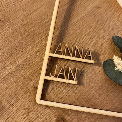 Deko | Häuschen | Holz | individuell | mit Namen